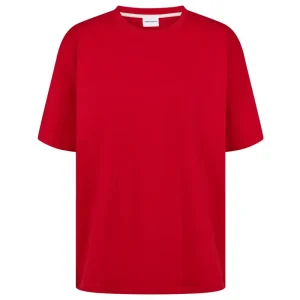 Doria Boxy T-Shirt in Bright Red By Americandreams