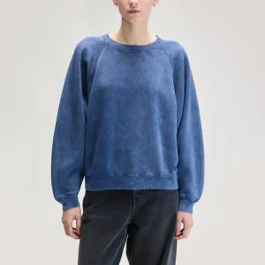 Fella Relaxed Fleece Sweatshirt in Blues by Bellerose