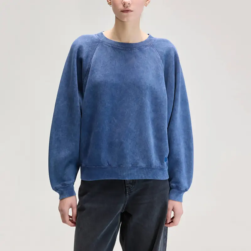 Fella Relaxed Fleece Sweatshirt in Blues by Bellerose