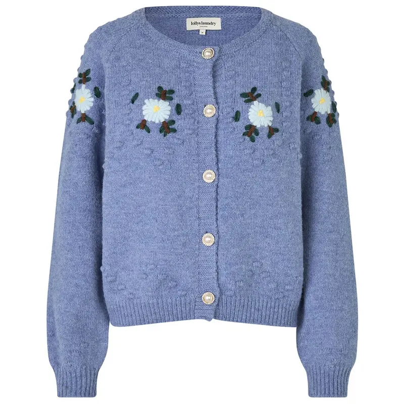 Gracelynn Cardigan in Blue Melange by Lollys Laundry