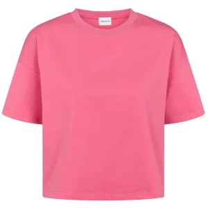 Kelly Boxy Short T-Shirt in Pink By Americandreams
