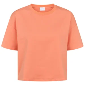 Kelly Boxy Short T-Shirt in Salmon By Americandreams