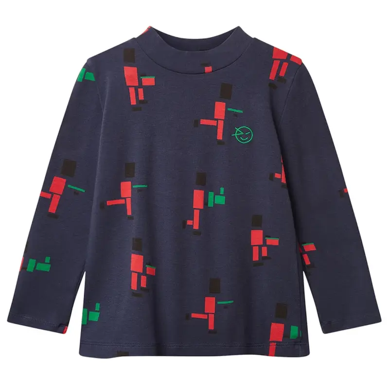 Lento Top in Navy by Wynken