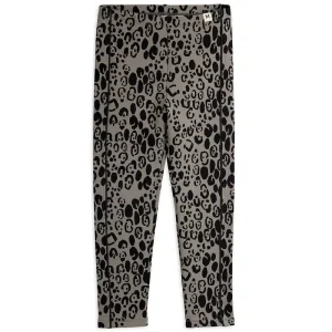 Leopard AOP Brushed Jersey Leggings by Mini Rodini