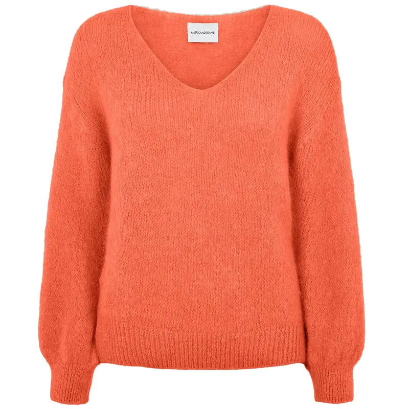 Milana Alpaca Pullover in Salmon by Americandreams