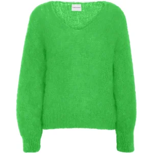 Milana Mohair Knit in Bright Green by Americandreams