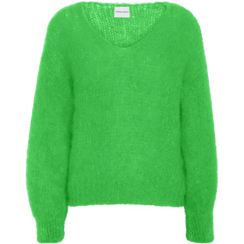 Milana Mohair Knit in Bright Green by Americandreams
