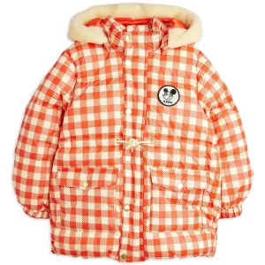 Ritzratz Patch AOP Heavy Puffer Jacket in Gingham by Mini Rodini