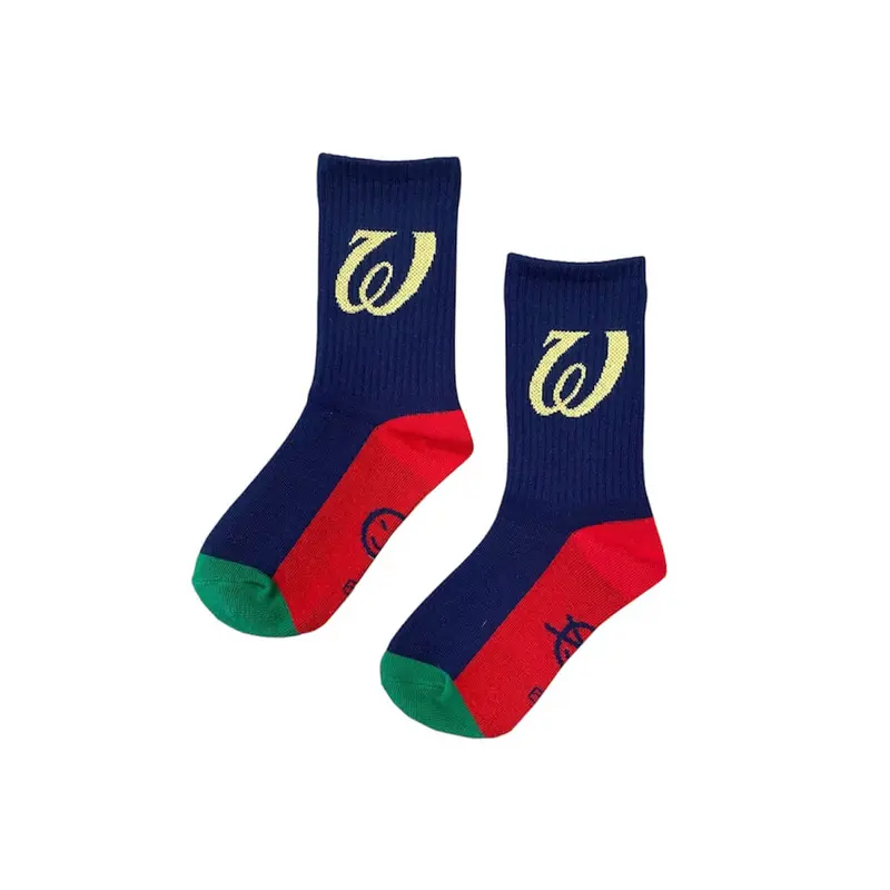 Scale Sock in Navy Mix by Wynken