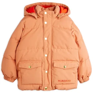 Solid Heavy Puffer Jacket in Pink by Mini Rodini