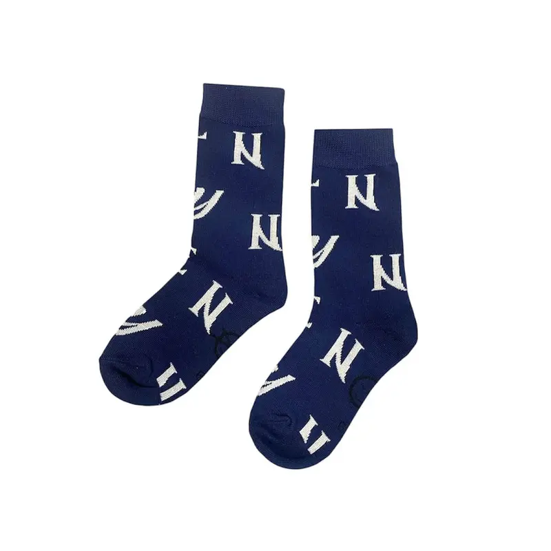 Tempo Sock in Navy / Ecru by Wynken