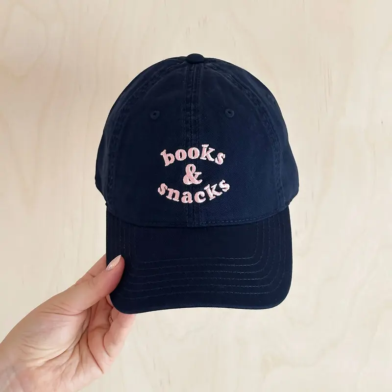 Books & Snacks Baseball Cap by Alphabet Bags