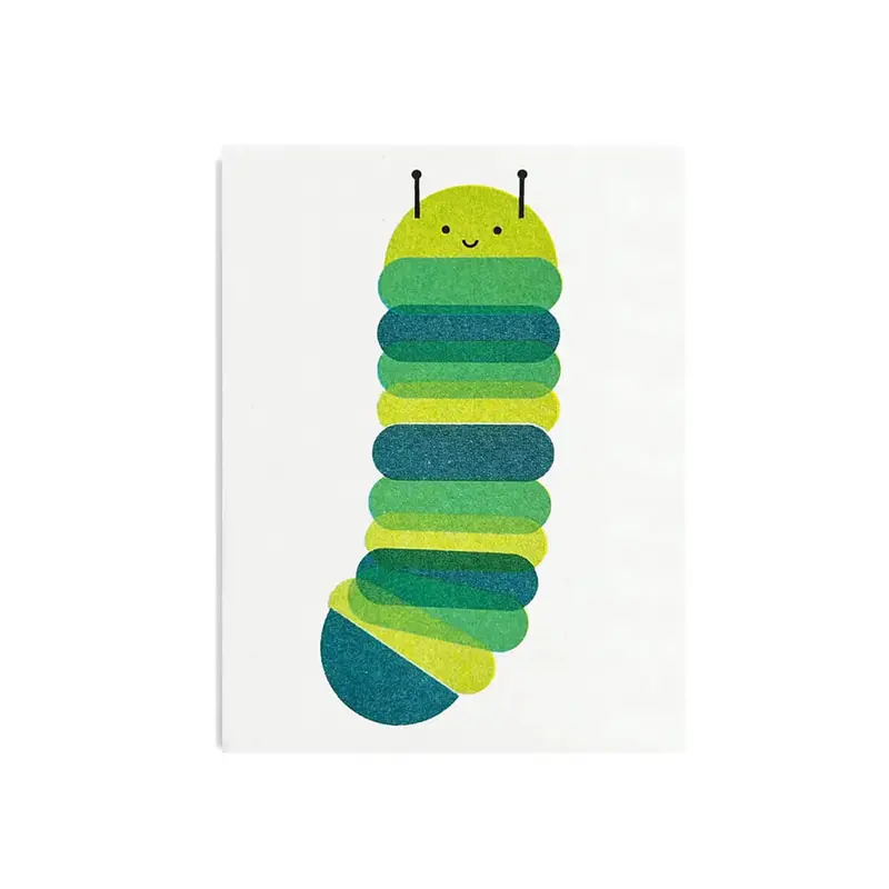 Caterpillar Greetings Card by Scout Editions