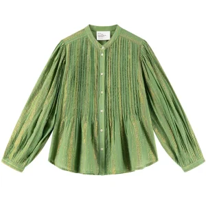 Charlie Shirt in Green by Leon & Harper