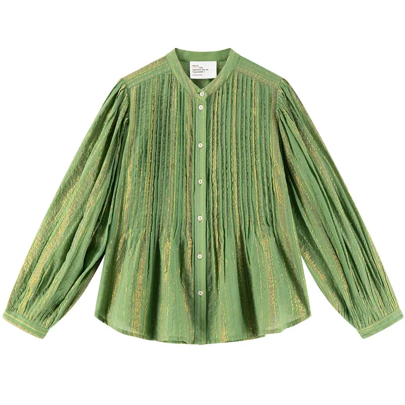Charlie Shirt in Green by Leon & Harper