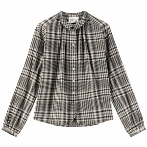 Cob Shirt in Grey Check by Leon & Harper