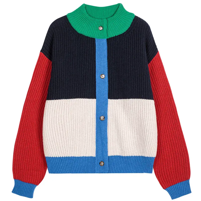 Colour Block Cardigan by Bobo Choses Womenswear