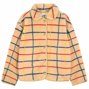 Colour Stripe Sheepskin Jacket by Bobo Choses Womenswear