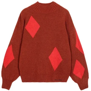 Diamond Card Turtleneck Jumper by Bobo Choses Womenswear
