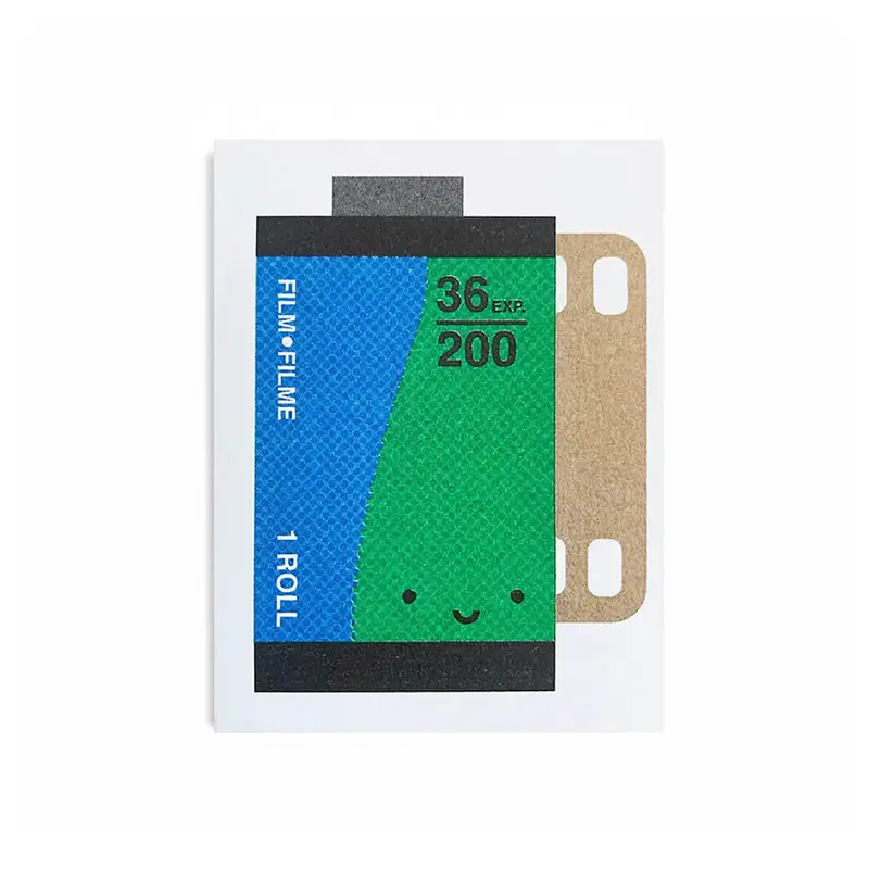 Film Roll Greetings Card by Scout Editions