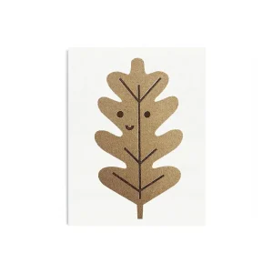 Gold Leaf Greetings Card by Scout Editions