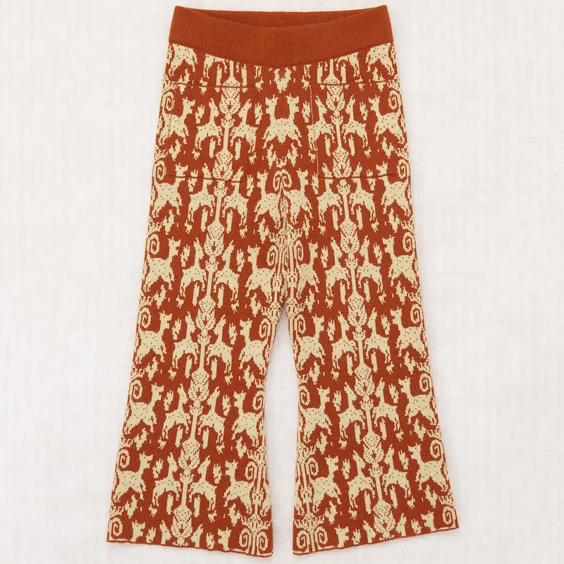Izzy Pant in Fauna Tapestry Jacquard by Misha & Puff