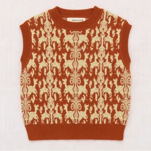 Julien Top in Fauna Tapestry Jacquard by Misha & Puff