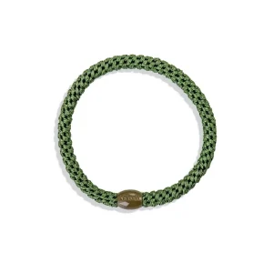 Kknekki Slim Hair Band in Army by Bon Dep