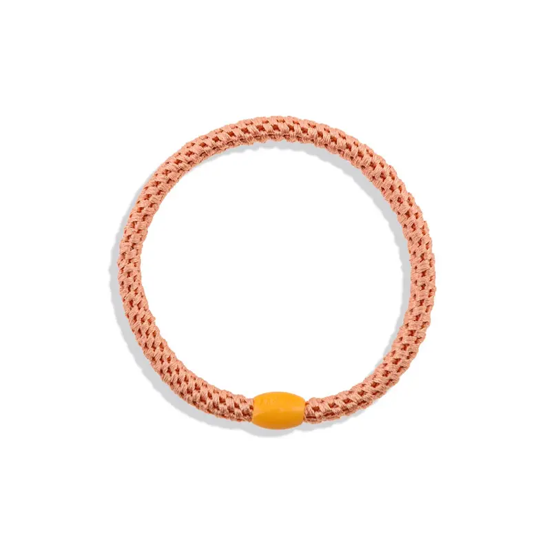 Kknekki Slim Hair Band in Coral by Bon Dep