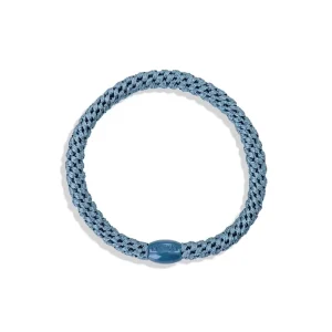 Kknekki Slim Hair Band in Dusty Blue by Bon Dep