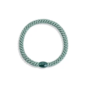 Kknekki Slim Hair Band in Faded Green by Bon Dep