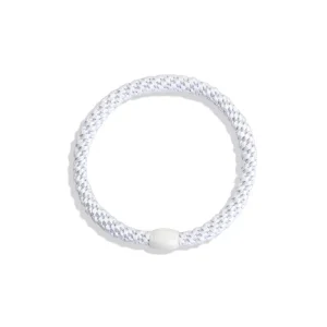 Kknekki Slim Hair Band in White by Bon Dep