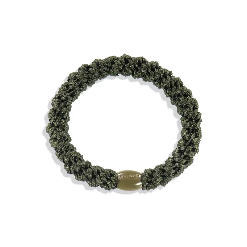 Kknekki Snag Free Hair Band in Bottle Green Own by Bon Dep
