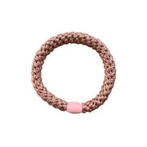 Kknekki Snag Free Hair Band in Dusty Pink Glitter by Bon Dep