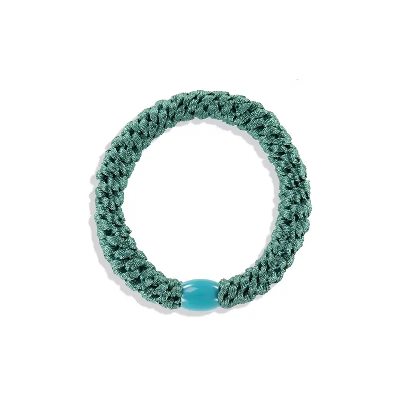 Kknekki Snag Free Hair Band in Petrol Green by Bon Dep