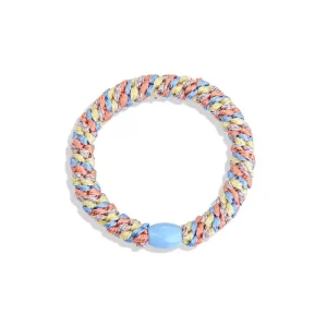 Kknekki Snag Free Hair Band in Yellow Blue Peach Mix by Bon Dep