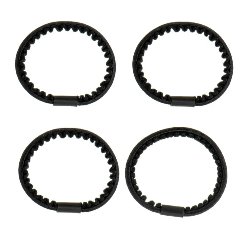 Kknekki Snag Free Thin Hair Bands in Black by Bon Dep