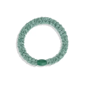 Kknekki Velvet Hair Band in Faded Green by Bon Dep