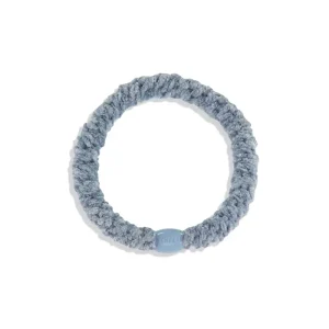 Kknekki Velvet Hair Band in Light Blue by Bon Dep