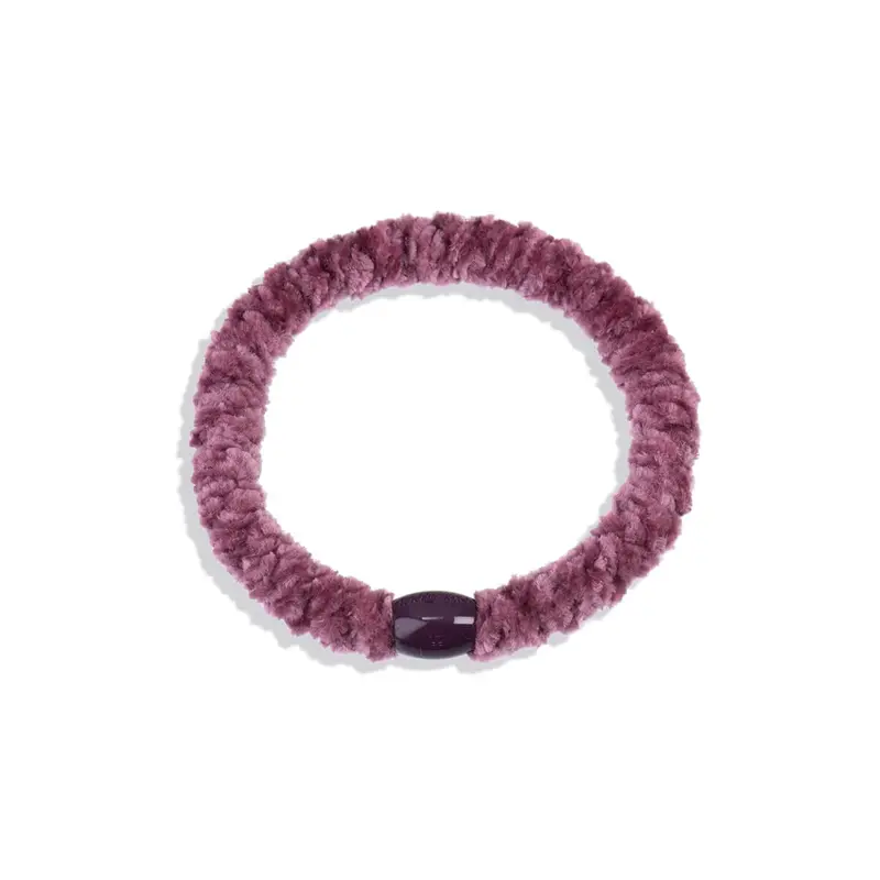 Kknekki Velvet Hair Band in Mauve by Bon Dep