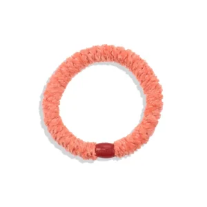 Kknekki Velvet Hair Band in Peach by Bon Dep