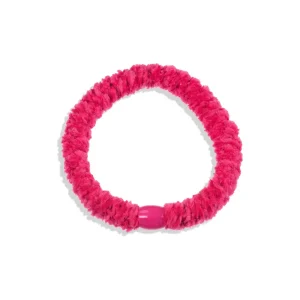 Kknekki Velvet Hair Band in Strong Pink by Bon Dep