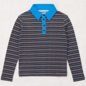 Long Sleeve Polo in Galaxy Rodeo by Misha & Puff
