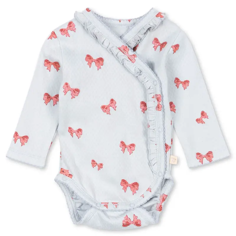 Sui Baby Body in Rosia Blue Bow by Konges Slojd