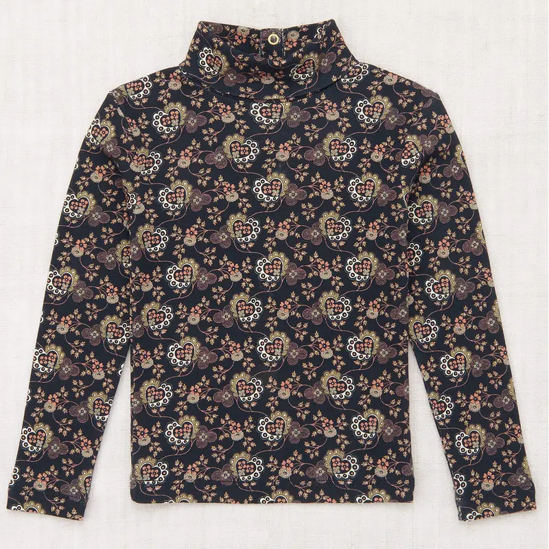 Turtleneck in Galaxy Calico Hearts by Misha & Puff