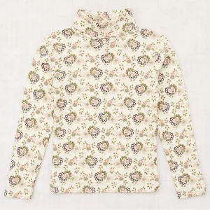 Turtleneck in Sugar Calico Hearts by Misha & Puff