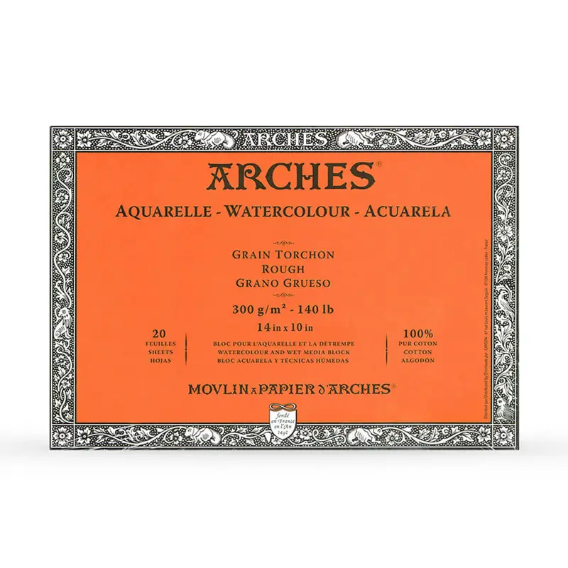 Arches Rough Watercolour Block in 10x14" by R.K Burt