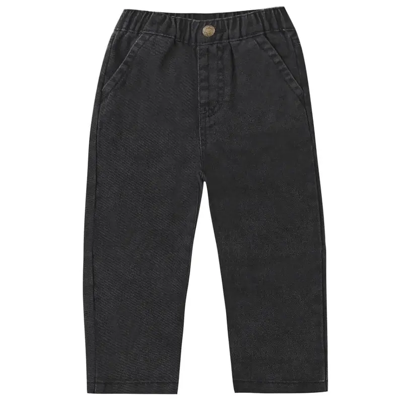 Baggy Pant in Washed Black by Rylee & Cru