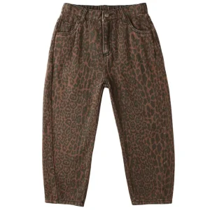 Barrel Pant in Leopard by Rylee & Cru