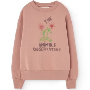 Bear Kid Sweatshirt in Dusty Coral by The Animals Observatory